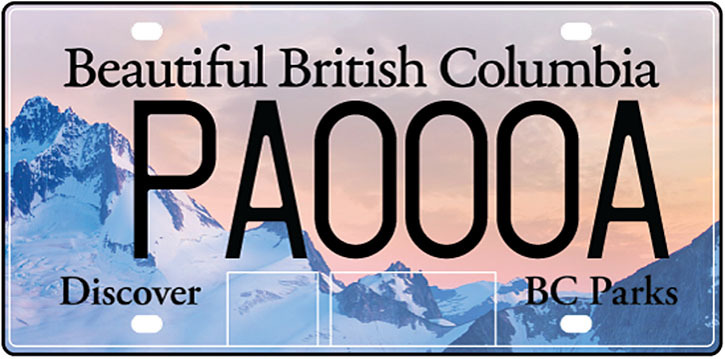 Purcells appear on new license plate