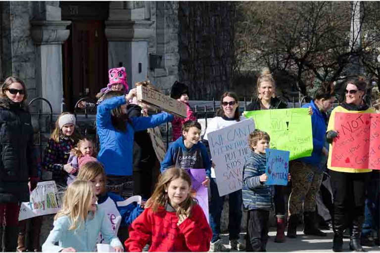 Protest that started in Creston has made it’s way to Nelson