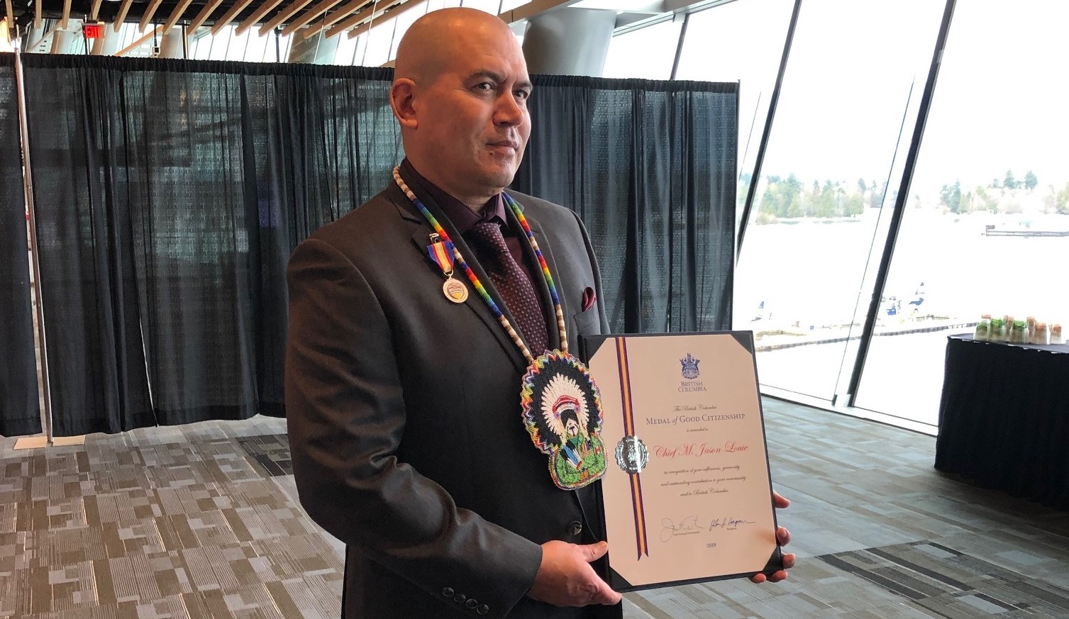 Chief Jason Louie Awarded Medal of Good Citizenship My Creston Now