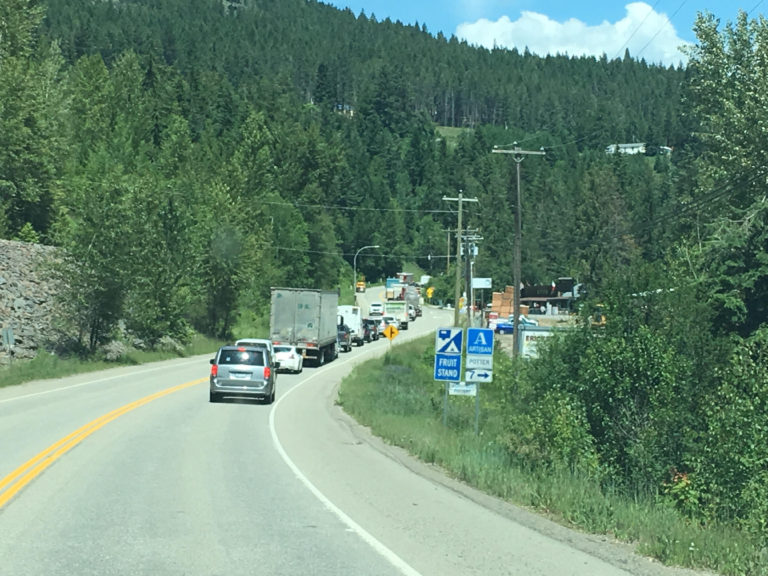 UPDATE: Highway 3 open east of Creston following “vehicle incident” Thursday