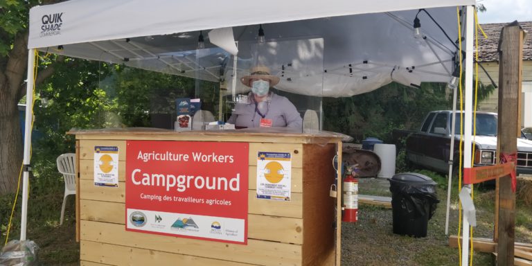The Creston Valley Agriculture Workers Campground up and running for picking season