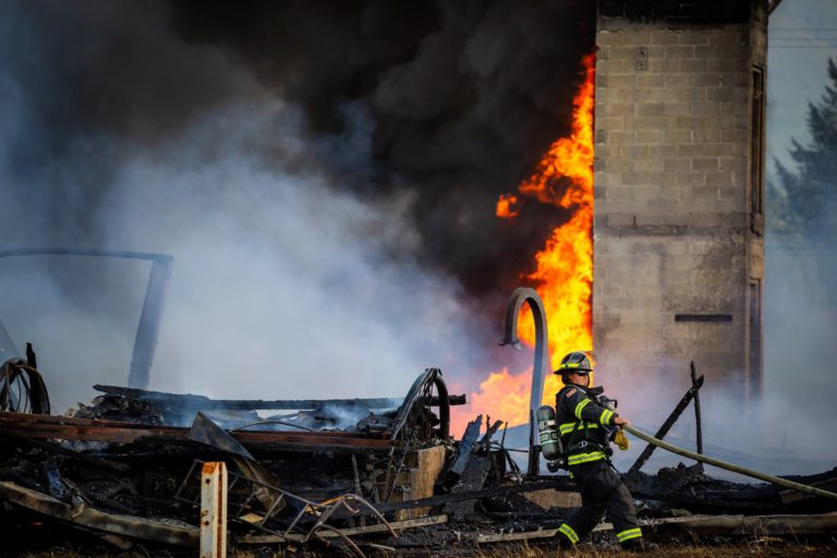 Total loss of two buildings in devastating Cranbrook blaze