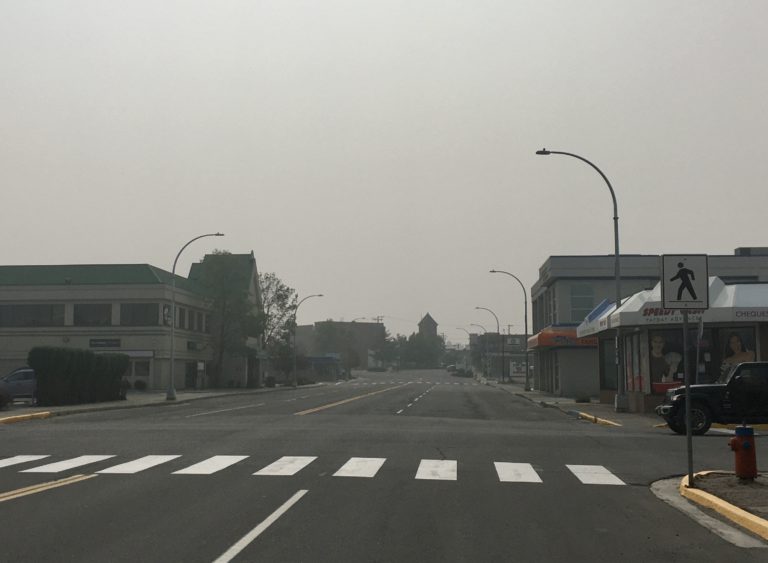 Government urges safety as wildfire smoke blankets province