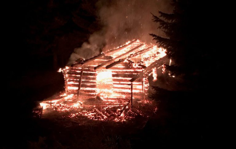 Historic Jordan’s Cabin lost in flames