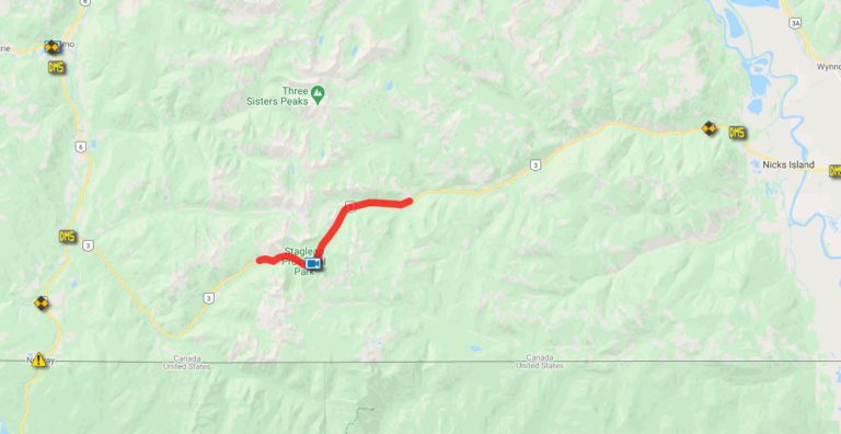 Kootenay Pass closed for avalanche control Saturday from 12:00 pm to 4:00 pm MST