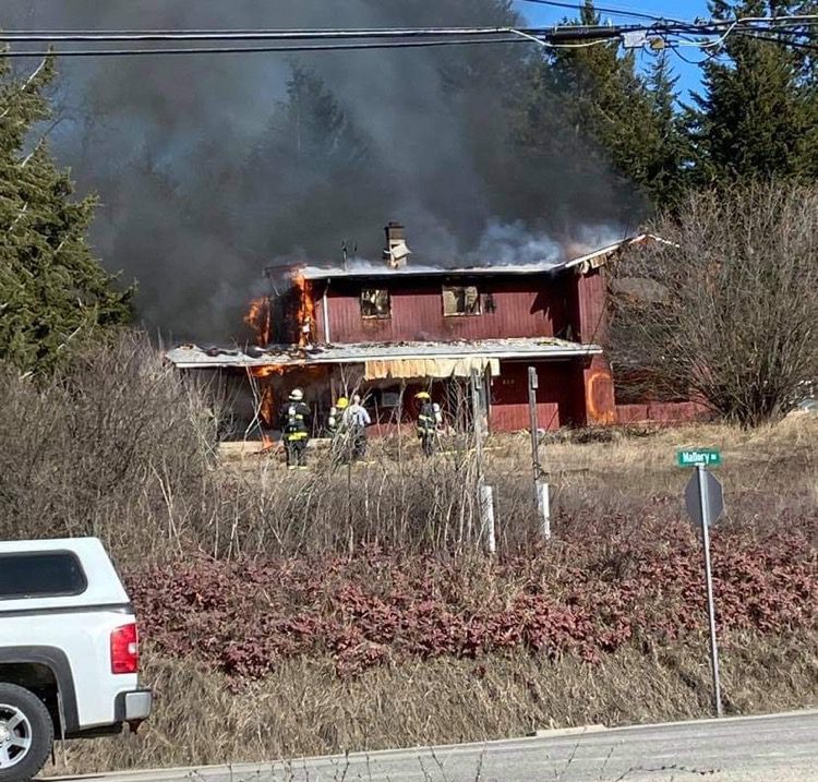 Creston Valley Fire departments torch house in training exercise