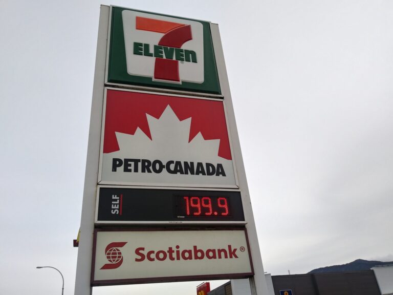 Kootenay/Boundary gas prices hover around $2