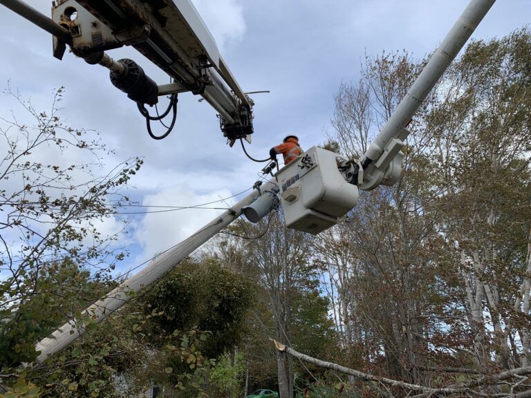 Motor vehicle collision causes power outage in Creston