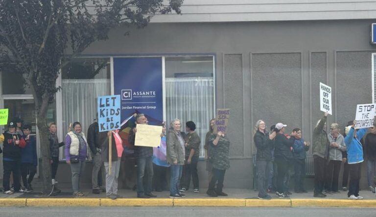 Protestors against SOGI 123 take to Creston’s streets