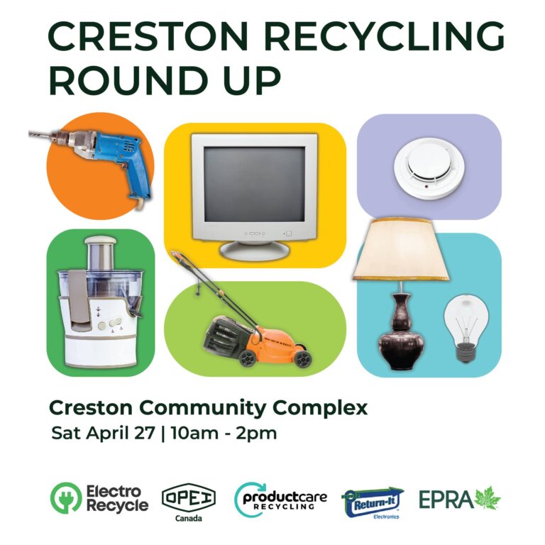 Creston Recycling Pickup allows locals to dispose of special items