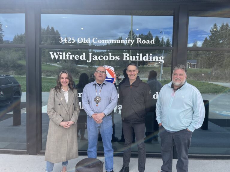 Lower Kootenay Band Nasukin meets FortisBC CEO to discuss building relationships and homes