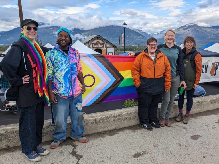 Creston farmer’s market hangs 2SLGBTQ+ Pride Flag