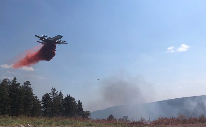 BC water bombing aircraft Los Angeles bound to battle raging wildfires