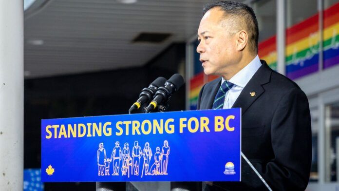 Terry Yung, Minister of State for Community Safety and Integrated Services, announces a new program May 30, 2025. | Province of BC photo