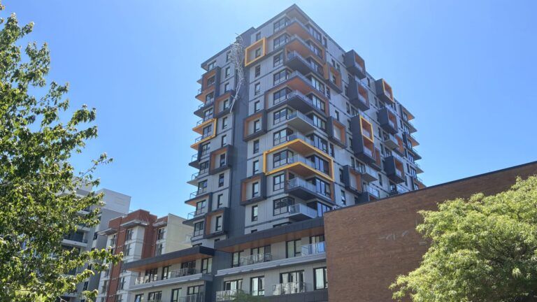 Building in downtown Victoria, B.C. on June 9, 2025 | Emily Joveski, Vista Radio photo